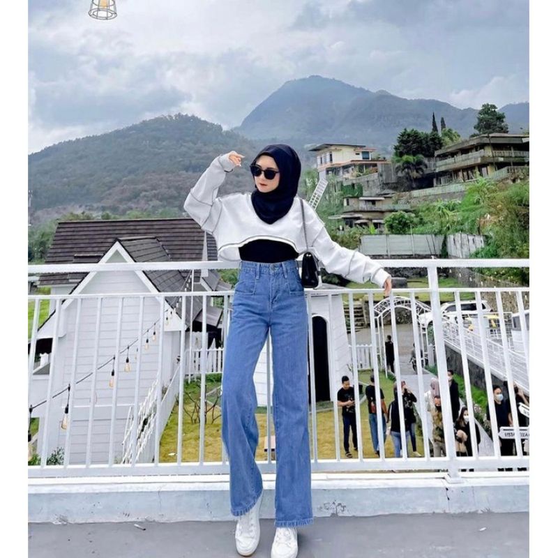 ALETA CROP KNITE | SWEATER RAJUT MURAH | RAJUT WANITA