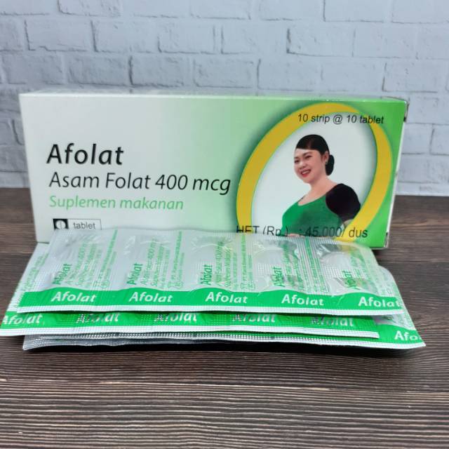 Afolat ecer per strip vitamin / AFOLAT 1 STRIP /Asam folat promil folavit