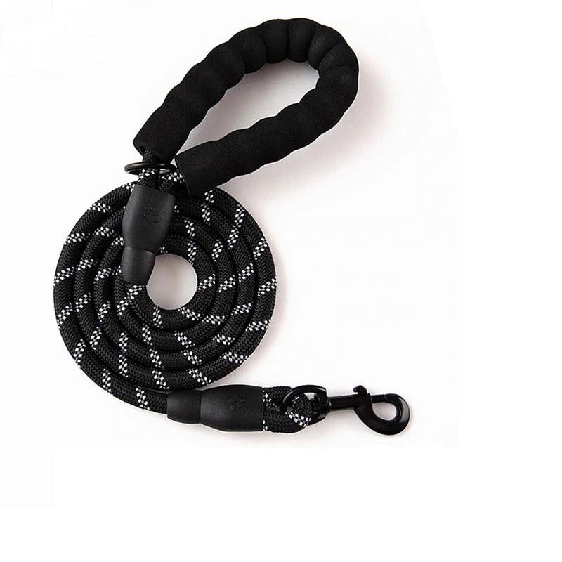 Tali Anjing Dog Leash Rope 1.3 Meter - M10 - Black