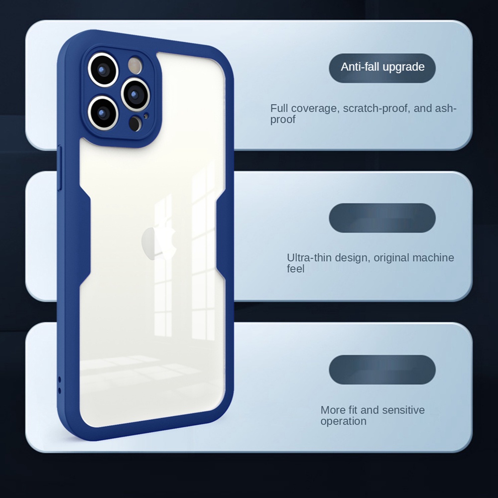 Case Pelindung 360 Full Screen Depan Belakang Matte Transparan Untuk Samsung A02s A03s A71 A51 A21s A30 A20 S21fe-6