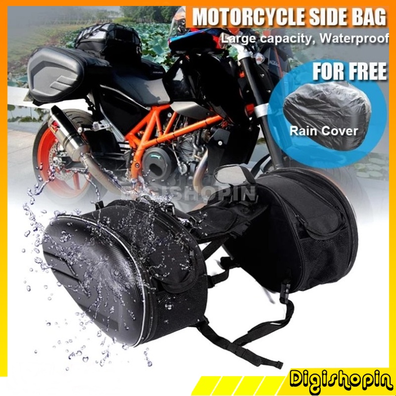 [Free Ongkir] Komine Tas Motor Touring Side Saddle Bag / Tas Motor Besar / Tas Motor / Tas Samping