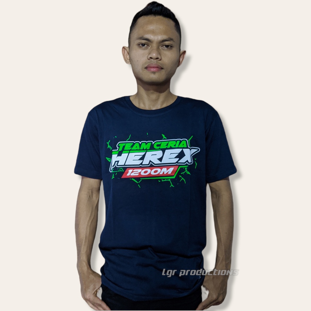 KAOS HEREX TEAM CERIA 1200M KAOS RACING DUNIA MALAM PASUKAN JARANG TURU