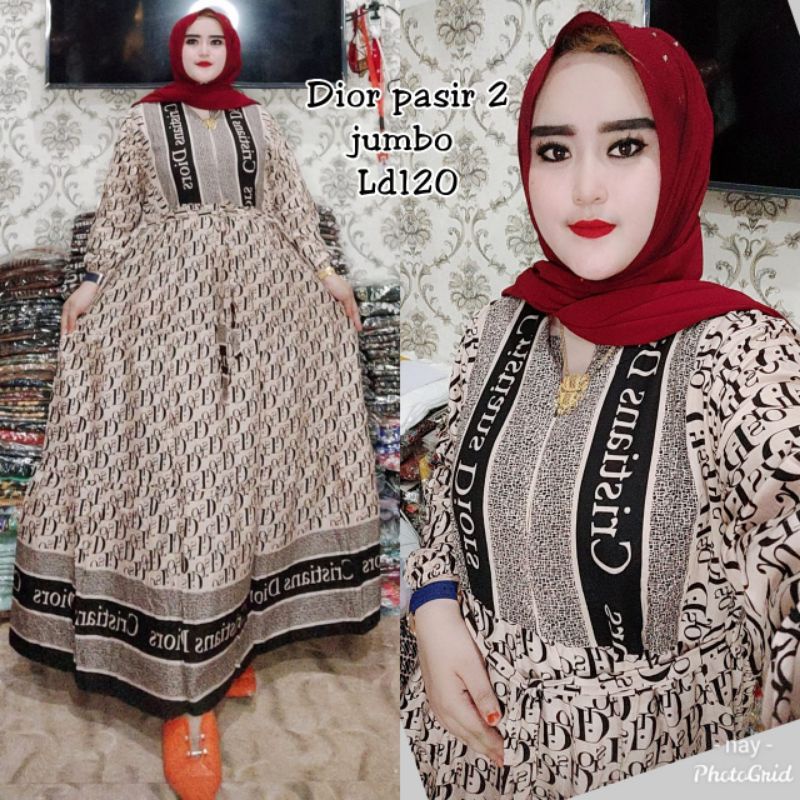 GAMIS DIORS PASIR KE 2 STANDAR &amp; JUMBO