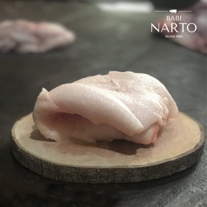 

Terlaris Daging Babi Minyak / Pork Lard (1 KG)