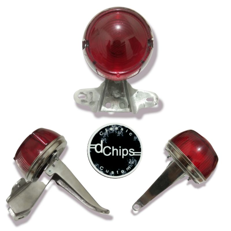 lampu stop, lampu belakang, stoplamp konde set pangkon motor trail Classic vintage model yamaha dt10