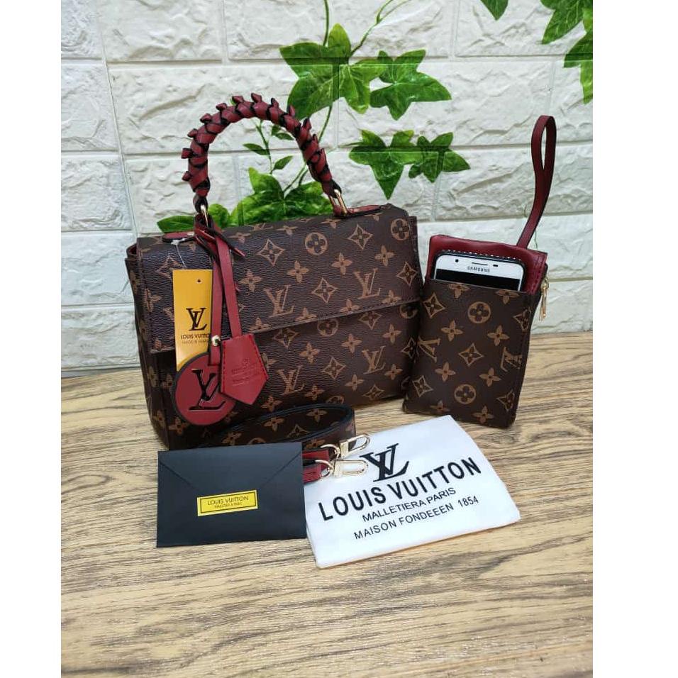 LV KEPANG PELAKOR CLUNNY FULL EMBOS IMPORT / TAS WANITA TER TERLARIS /   2Y8