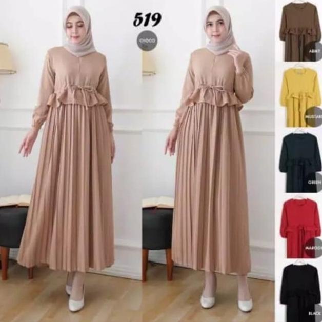 Gamis Denada Plisket