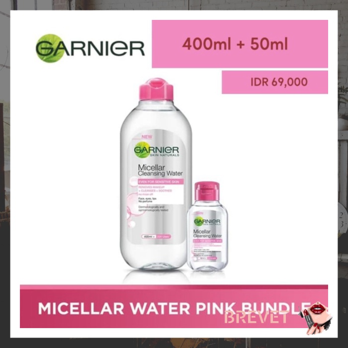

[BESTDEAL] GARNIER MICELLAR WATER PINK - BUNDLE