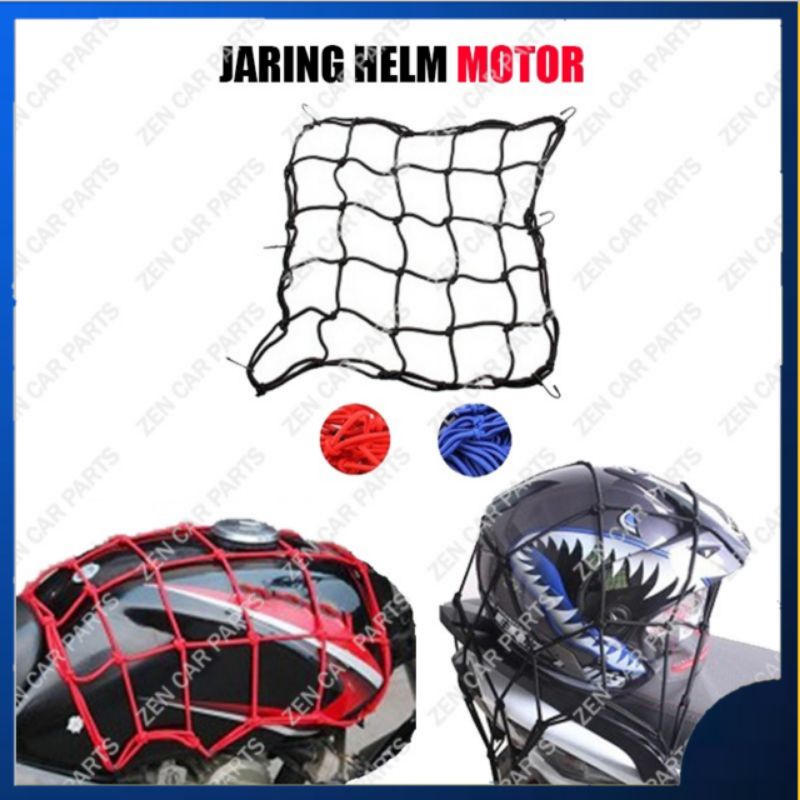 Jaring Helm Jaring Barang Tali Pengikat Helm Tali Bagasi Motor