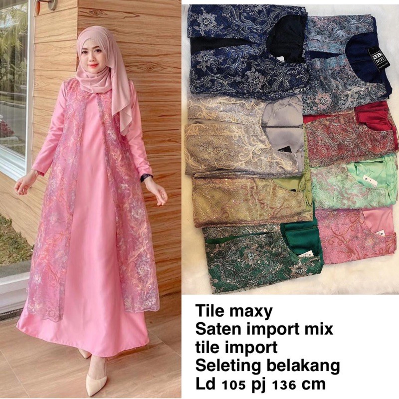 dress tile brokat