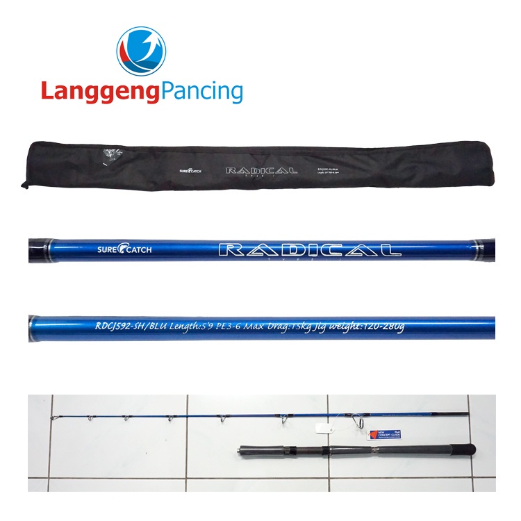 Joran Jigging Surecatch Radical 592 pe 3 - 6 Cincin Fuji Pack PVC