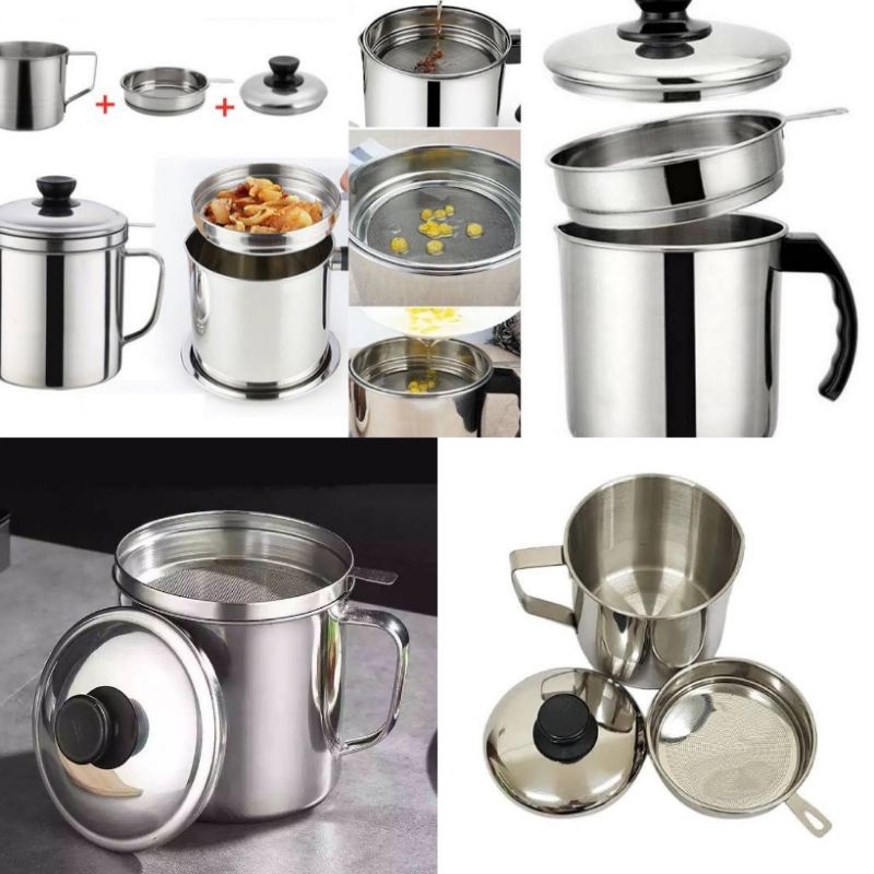 Saringan Minyak Stainless / Oil Pot Stainless