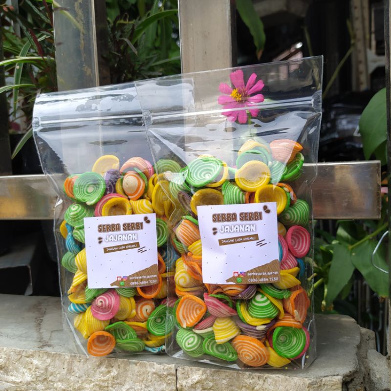 

Kuping Gajah Rainbow | 100gr | Serba Serbi Jajanan