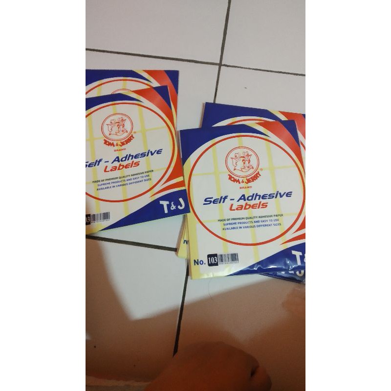 Cetak Label Undangan Tom and Jerry 103
