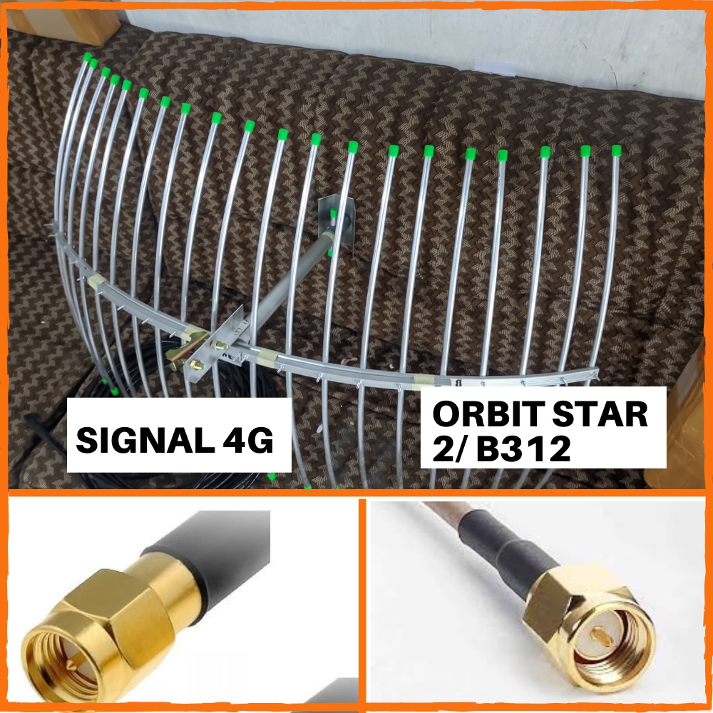 antena grid for modem/mifi 3g 4g 20 M sma UNTUK  ORBIT STAR 2/B312 B320 STAR N1  N2  ORBIT PRO H2