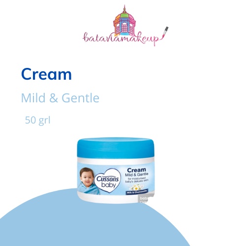 Cussons Baby Cream 50Gr/Krim Bayi/Pelembab Kulit Bayi/Perawatan Kulit Bayi/Cream Bayi