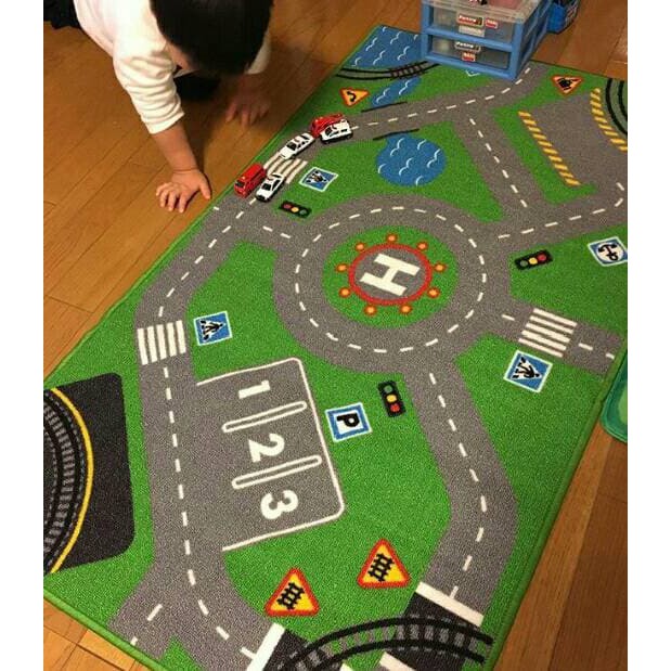 TERBARU KARPET TRACK MOBIL karpet lembut bermain anak by IKEA B00093