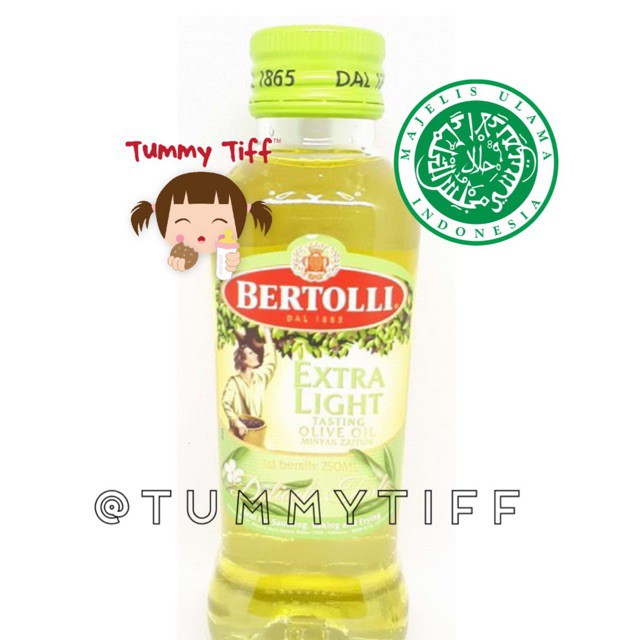 

Cia_BabyShop Bertolli Extra Light Olive Oil 250 ml / ELOO / casa da oliva