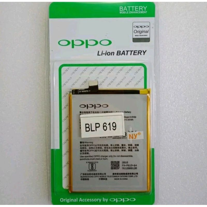 Baterai Oppo A57 A39 NEO 10 BLP619 BLP-619 BLP 619 Battery Batteray batre oppo Original 99% Battery