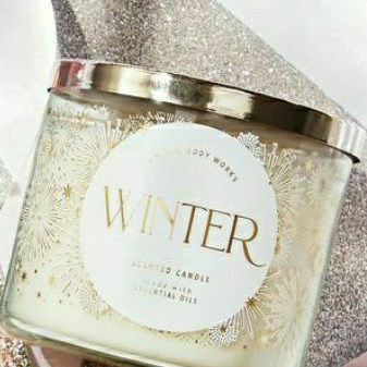BATH &amp; BODY WORKS BBW WINTER 411 G LILIN BESAR 3 SUMBU PENGHARUM RUANGAN