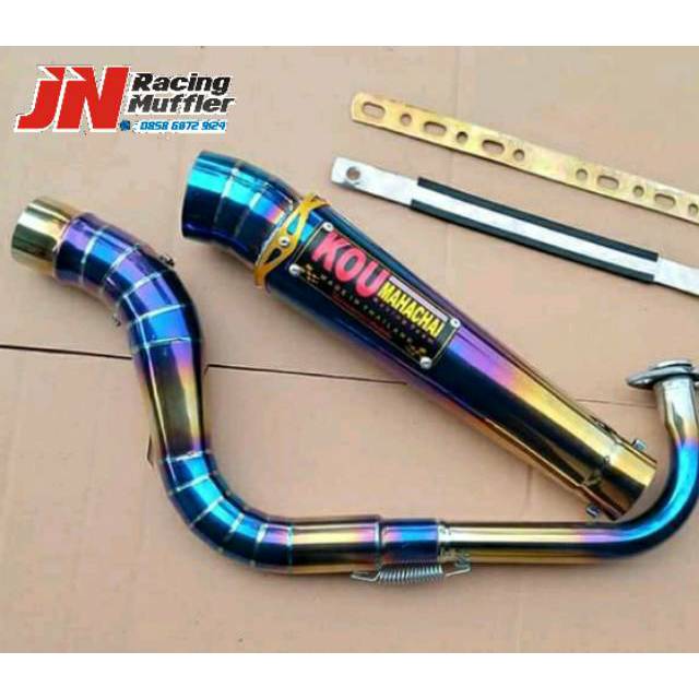 Knalpot racing kou all matic vario mio xride beat nmax pcx dll