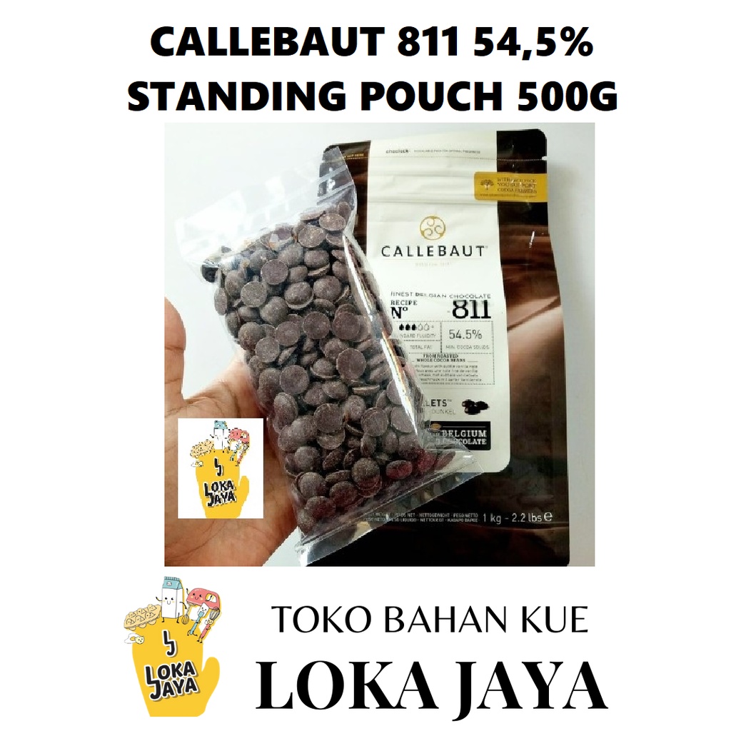 

CALLEBAUT COKLAT 811 54,5% 500G