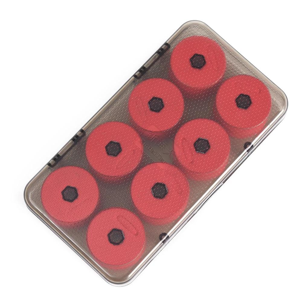 Lanfy Poros Pancing Merah 8/16Pcs Tackle Box Spools