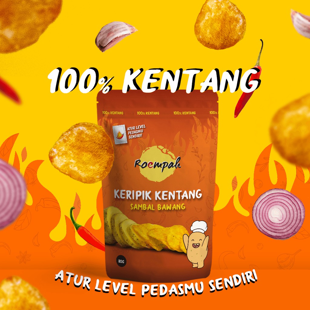 

Roempah Keripik Kentang Sambal Bawang