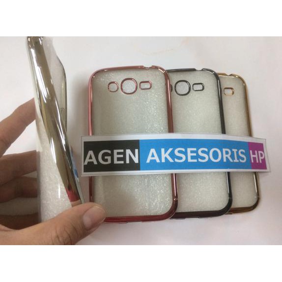 Buruan Soft Case List Chrome Lenovo K5 Plus K5+ Vibe A6020 Ultrathin Shining
