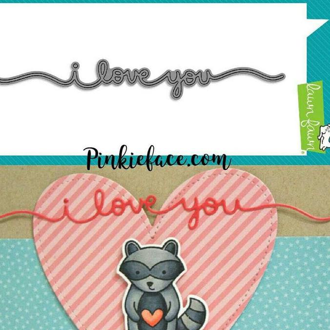 

* Dies Scrapbook I Love You Border / Cetakan Pisau Pon Pinggiran Sudut