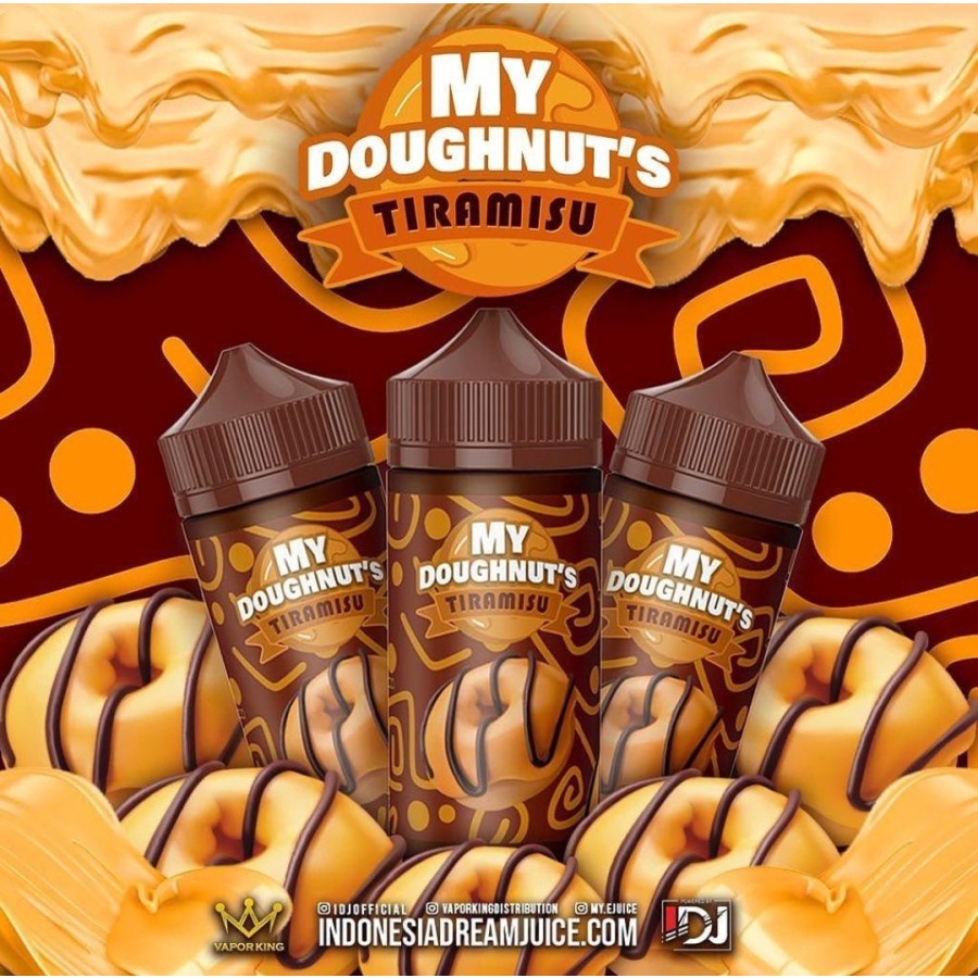 My Doughnut's / My Doughnuts 30ML 3Mg by IDJ x Vaporking Berpita Cukai