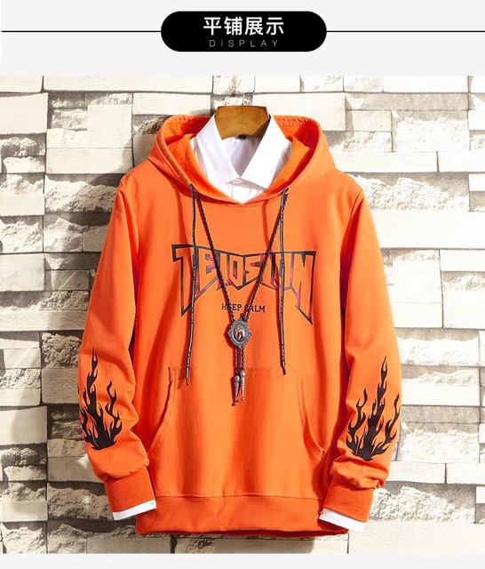 SWEATER HOODIE COWOK SWETER HODIE PRIA TELOSION FASHION MOTIF PREMIUM KEKINIAN