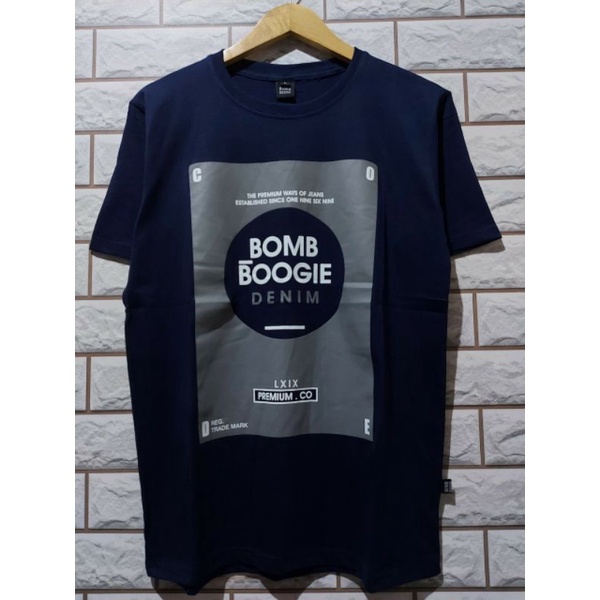 Kaos Bombboogie Pria/T-Shirt Bombboogie/Kaos Pria/Kaos Distro Pria