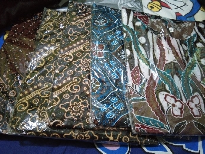 Atasan Batik Couple Modern Motif Mataram