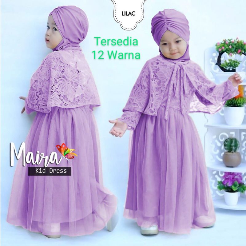 Gamis Balita Anak Perempuan 2-6 tahun | Gamis Anak | Gamis Balita | Busana Muslim Anak | Gamis Broka