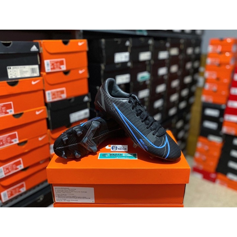 Sepatu Bola Nike Mercurial Vapor 14 Academy FG/MG Black Iron Grey CU5691-004 Original BNIB