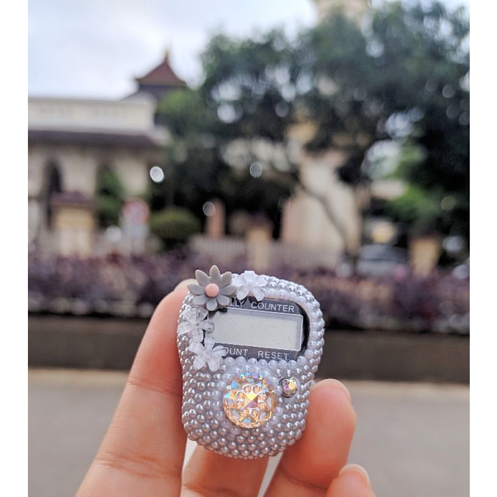 Tasbih Digital Cantik & Rapi Full Hiasan Bisa untuk Kado/Give Away/Wanita Muslimah