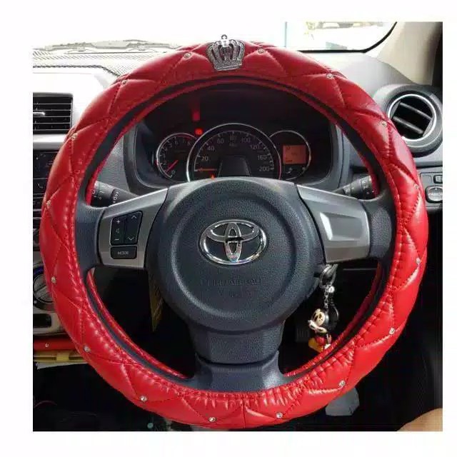 COVER STIR STEER DAD CROWN SARUNG STIR KULIT DAD MAHKOTA MURAH