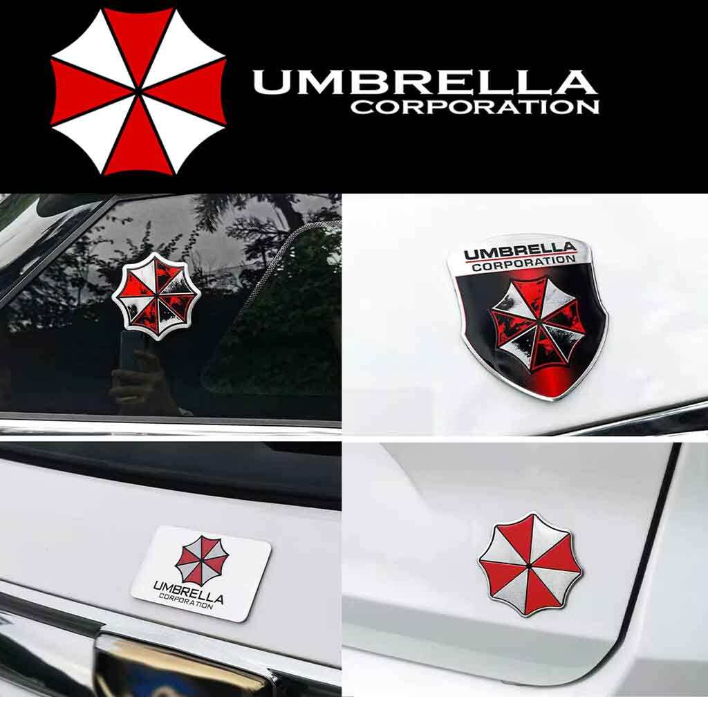 PAYUNG CORPORATION Aluminium Logam Stiker Mobil Bagasi Fender Emblem Lencana Stiker Resident Evil Mobil Dimodifikasi Stiker