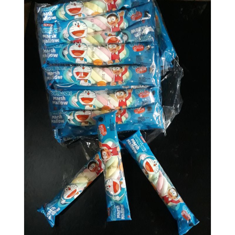 

marsh mallow kepang permen kapas TERMURAH COD BEST SELLER 1 PACK MARSHMALLOW 7GR MARSHMELLOW DORAEMON KEPANG