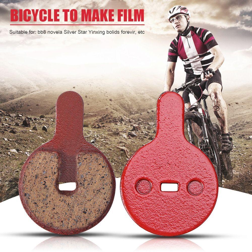 Lanfy Bantalan Rem Sepeda Brake Pad Pengganti NOVELA MTB Sepeda Gunung Aksesoris Sepeda Pengganti Kompatibel Resin Organik Rem Cakram Jalan Pengereman Bagian Cakram