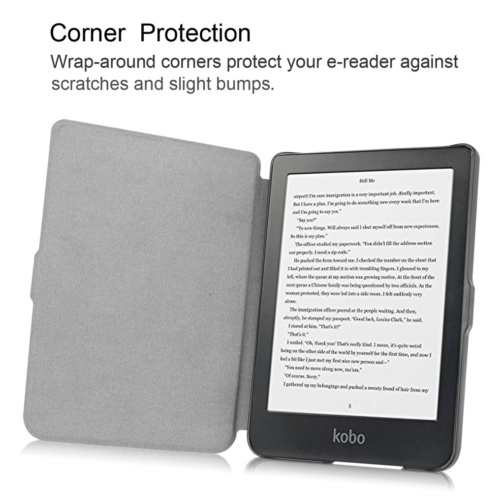 Untuk Kobo Nia N306 Ereader 2020 6.0inch Kulit Dicat Lucu Case Untuk Kobo Clara HD 2018ebook Flip Penutup Pelindung Auto-Sleep