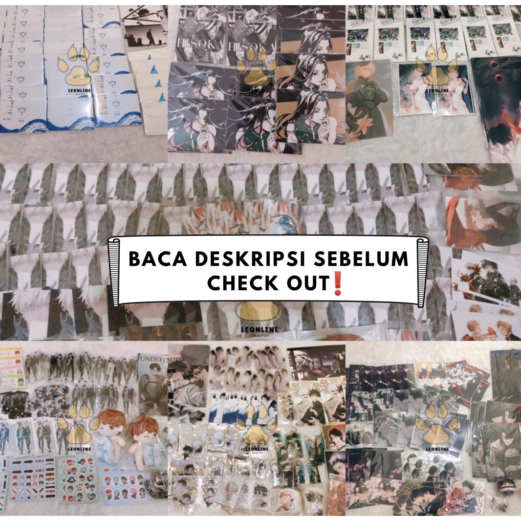 CN - HXH POSTCARD SET, FANBOOK KURAPIKA