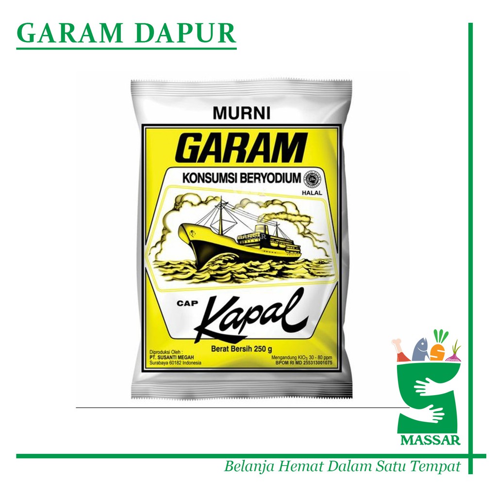 

GARAM CAP KAPAL 250gr