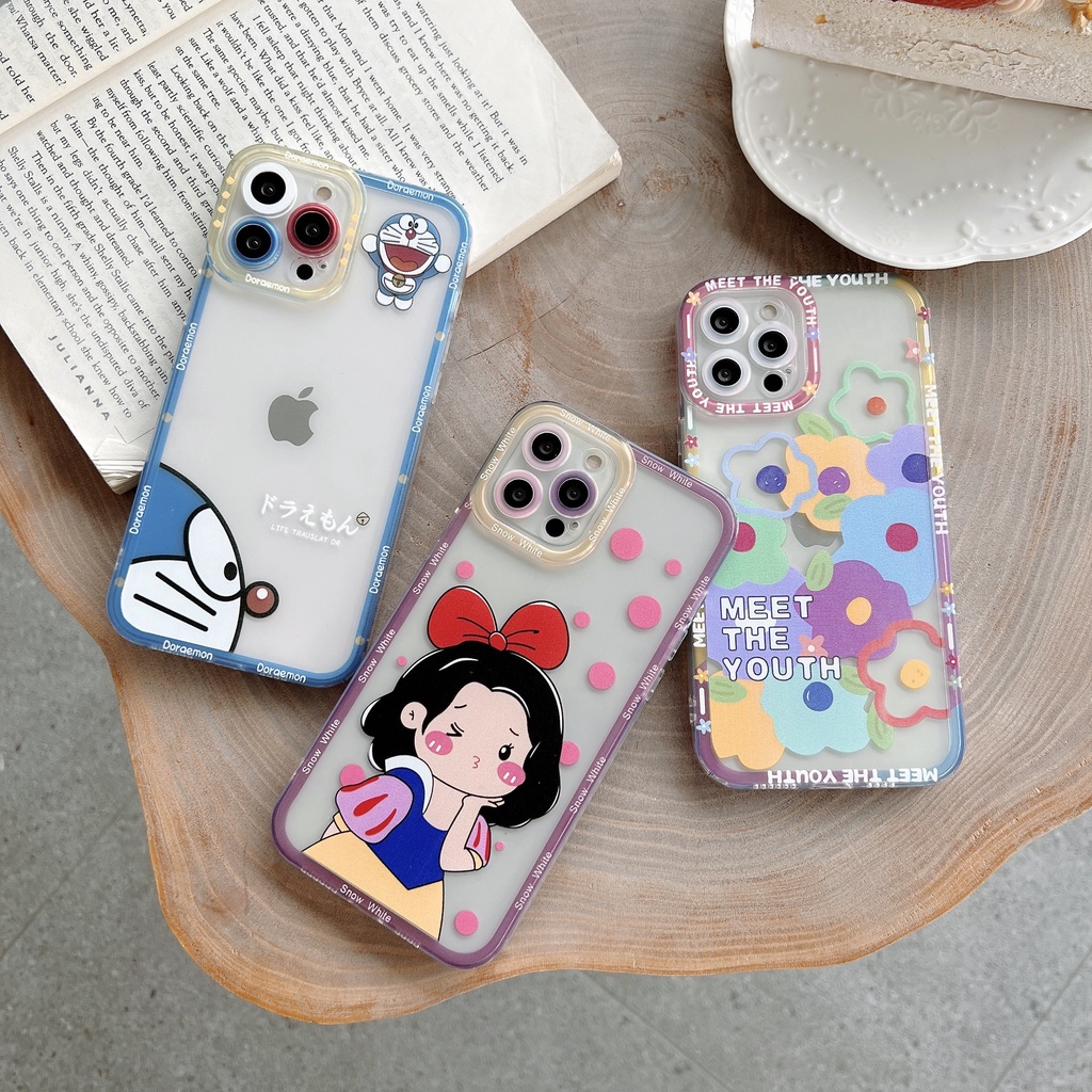 Case Pelindung Kamera Desain Angel Eyes Untuk Xiaomi Mi 11T Redmi 10 9 9T POCO M3 X3 GT Note8 Note10 Note10Pro