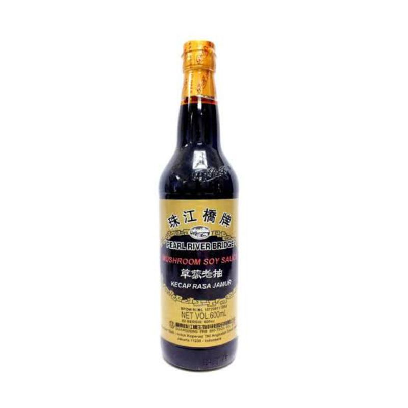 

MUSHROOM SOY SAUCE PEARL RIVER BRIDGE 600ML - KECAP RASA JAMUR