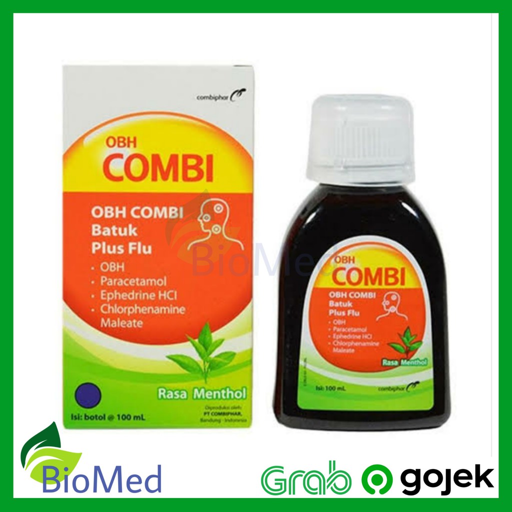 OBH COMBI BATUK FLU 100 ml - Obat Demam Batuk Pilek Flu Bersin