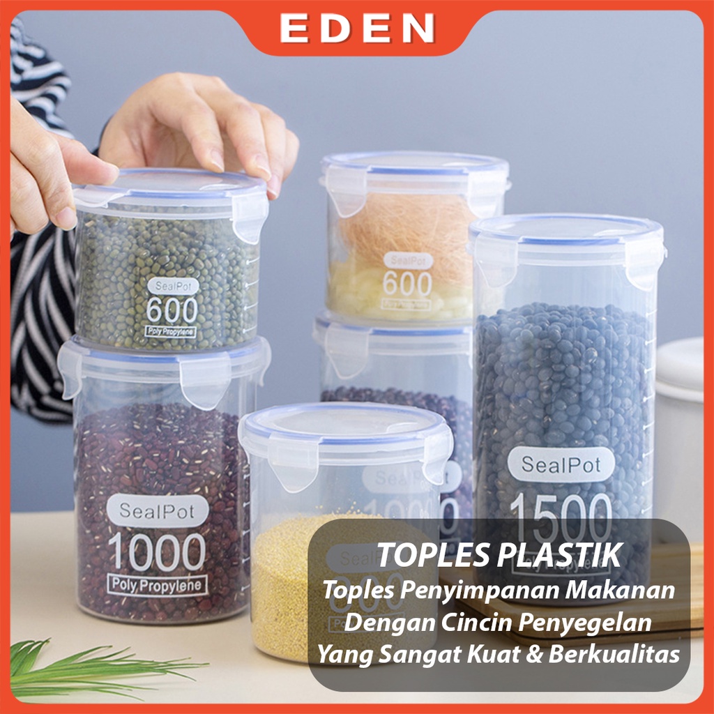 Toples PP Tabung Transparan | Tempat Penyimpanan Makanan Ringan | Toples Plastik | Food Storage