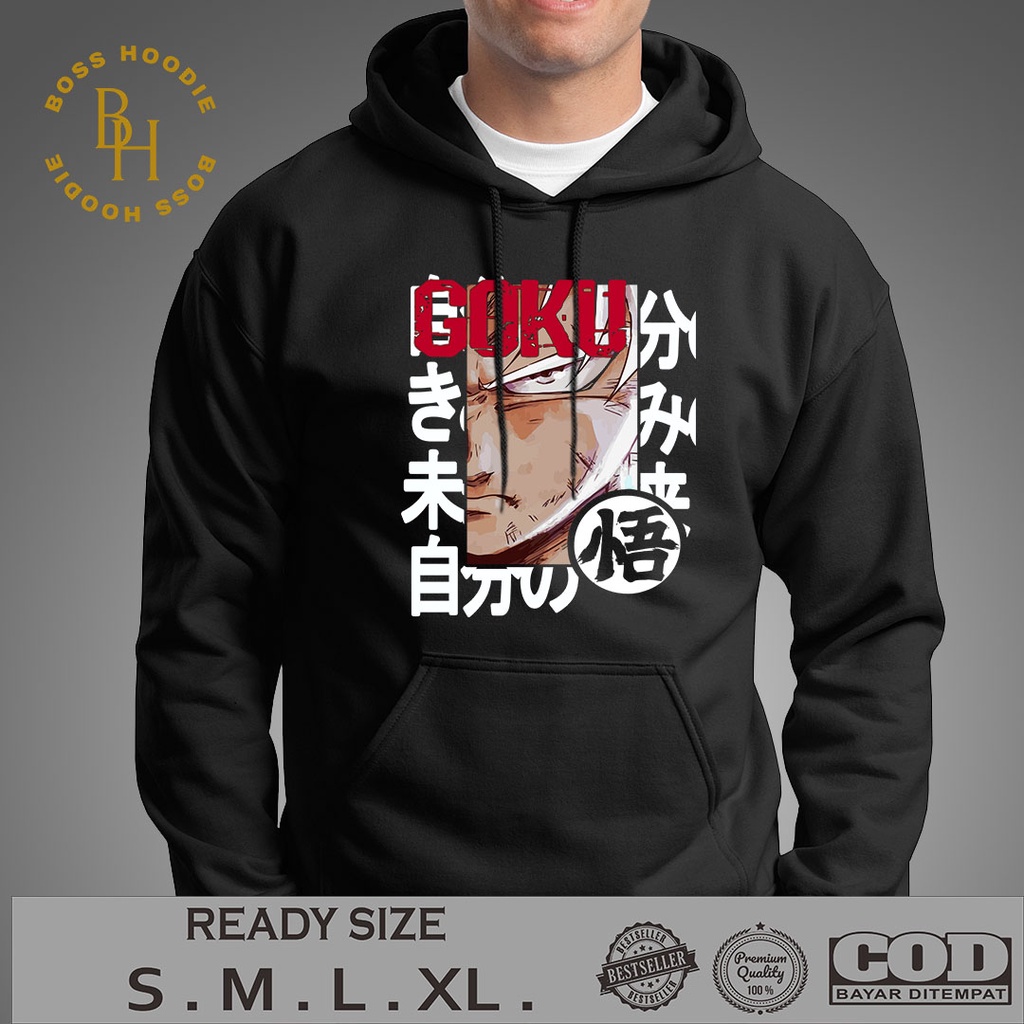 HOODIE ANIME GOKU | JAKET HOODIE PRIA KEREN | HOODIE ANIME