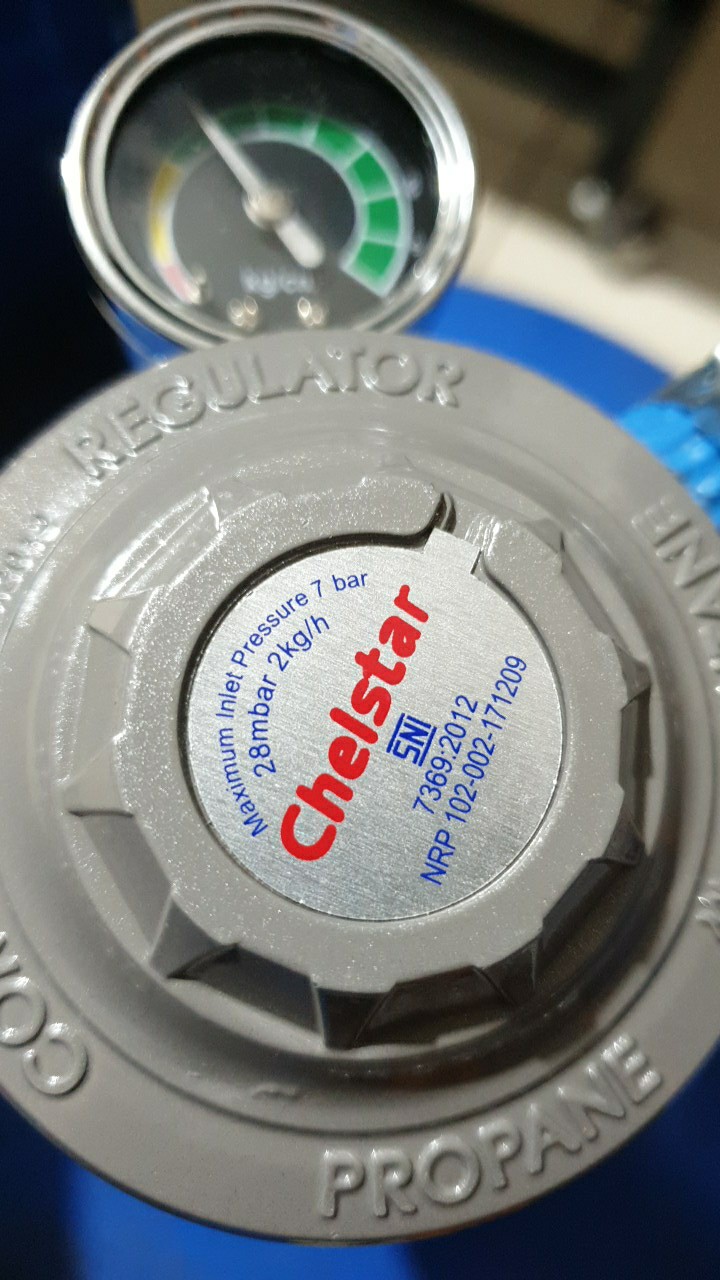 Regulator Chelstar Cr 317g 317 G Meteran Gas Lpg Sni Garansi 1 Tahun